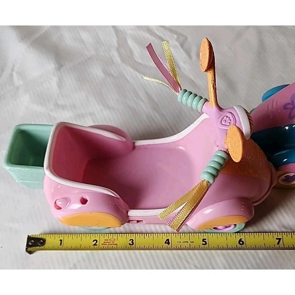Lot 2 My Little‎ Pony Butterfly Island Scootin' Along Scooters 2004 Pink & Blue